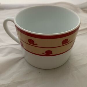 Bridget Dobson Escargot-Go Red/Tan Small Cup